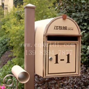 龙湖地产,江与城别墅信报箱